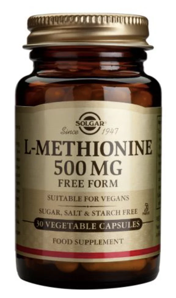 L-Metionina 500 mg · Solgar · 30 cápsulas