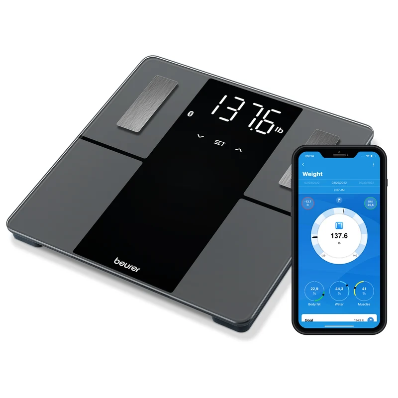 Bluetooth Body Composition Scale | Smart Scale with App for Fitness Tracking