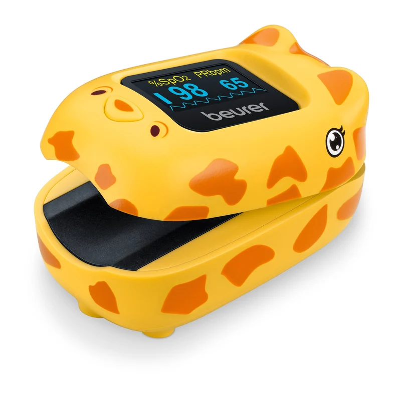 Kids Fingertip Pulse Oximeter | Pediatric Blood Oxygen & Heart Rate Monitor