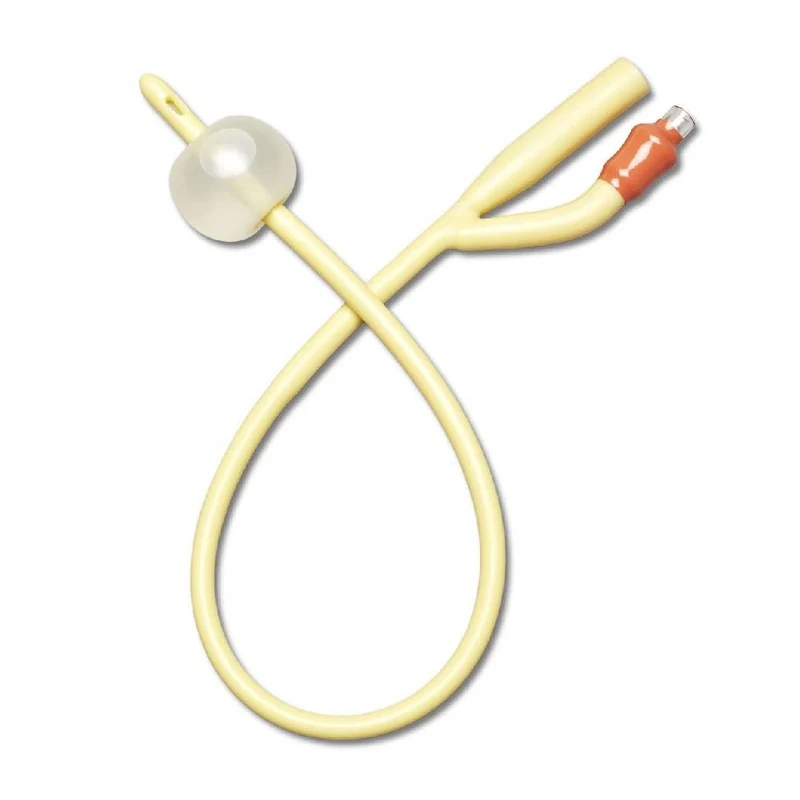 Kaizmed Silicone Foley Catheter 2-Way Round Tip Balloon – Size 16Fr, 18Fr, 20Fr