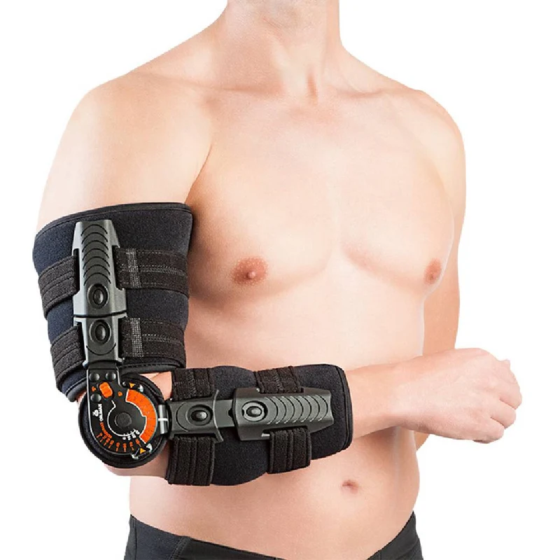 Orliman 94305I Elbowlution® Telescoping ROM Elbow Brace – Left Arm Adjustable Range of Motion Orthosis (Universal Size)