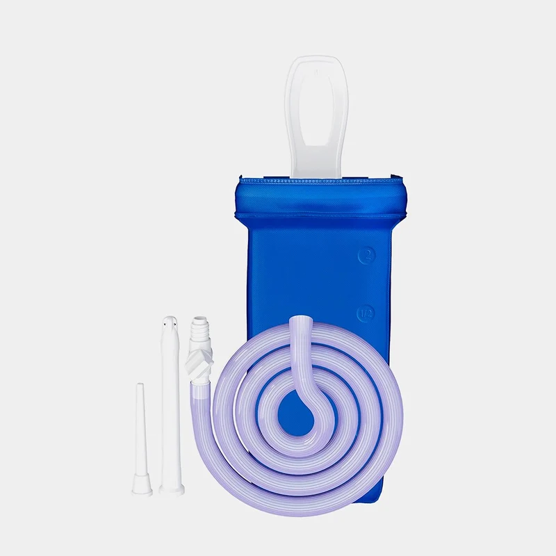 Bolsa de Enema AARON® para limpieza de Colon, bolsa de Enema portátil de viaje. sistema de Enema de 2000 ml de capacidad. 1 unidad