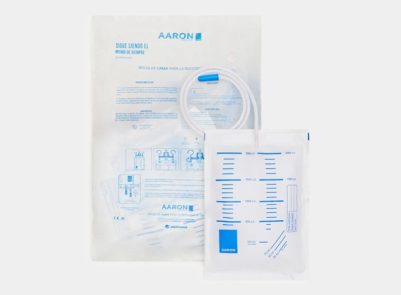 Bolsa de orina 2 litros standard AARON® 30 unidades.