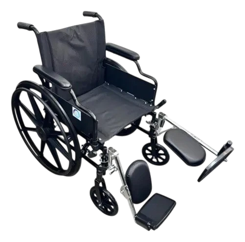 Silla de Ruedas B/P Remov. Ortopédica Negra