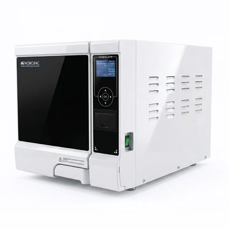 Autoclave Clase B 8L | Desinfección al 99% | LCD | Impresora y USB | Ciclos Programables | Mobiclave | Mobiclinic