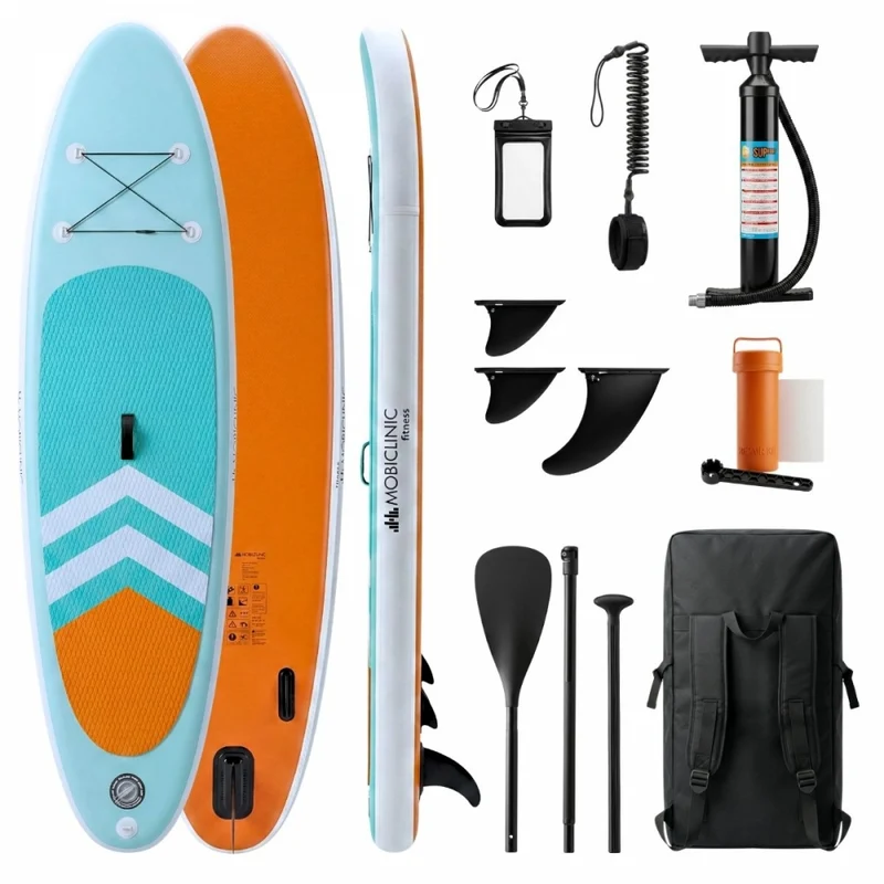 Tabla Paddle surf hinchable | 315x78x15cm |hasta 150 kg | Remo Ajustable | Correa seguridad |Mochila y bomba | Lilo | Mobiclinic