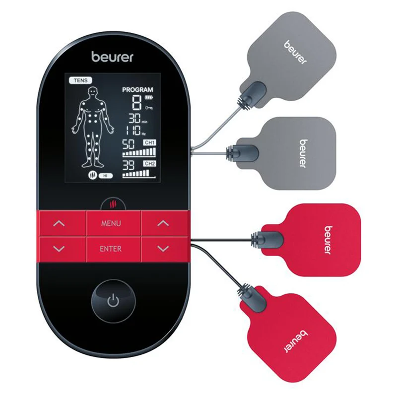 3-in-1 TENS & EMS Device with Heat Therapy | Pain Relief & Muscle Stimulation Device