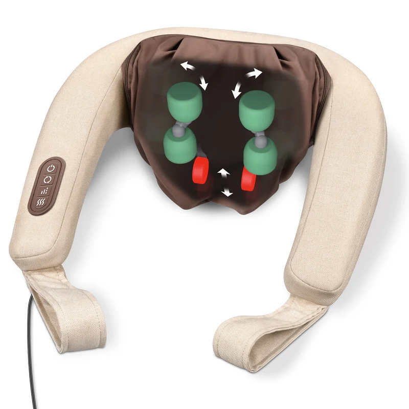 4D Shiatsu Neck Massager | Deep Kneading Massage for Neck & Shoulder Pain