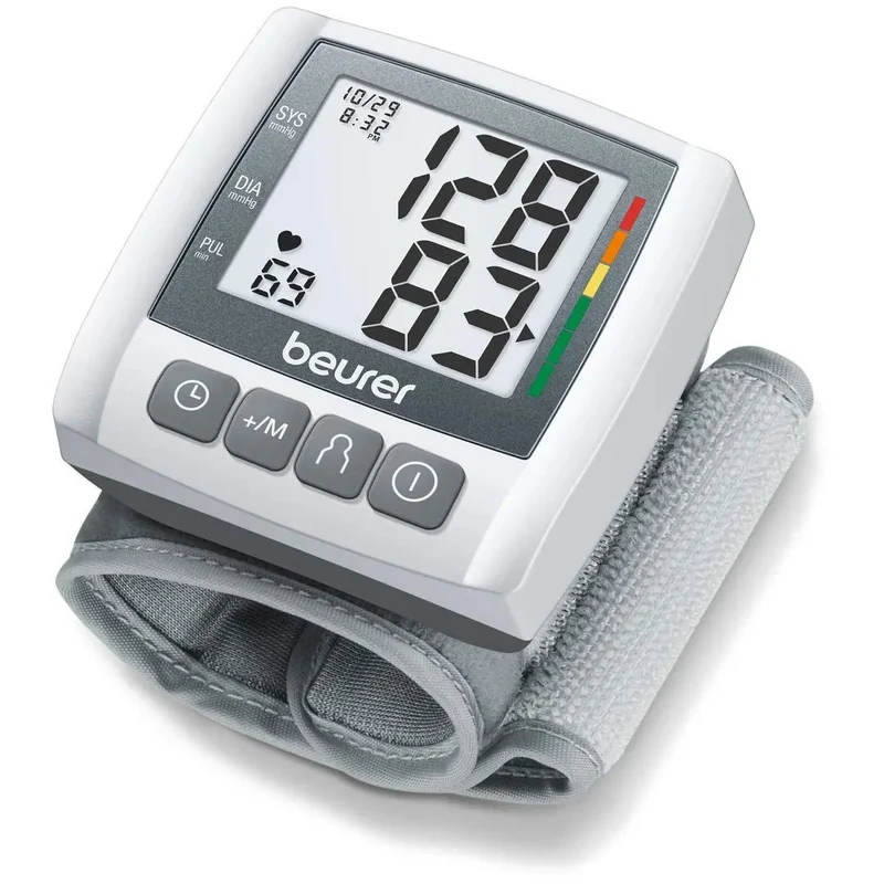 Automatic Wrist Blood Pressure Monitor | Compact Digital BP Tracker