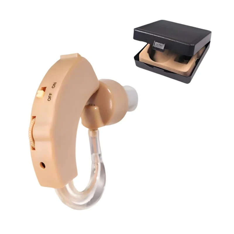 Amplificador de sonido | 5 niveles de volumen | Adaptable | Giro 360º | Beige | EarPlus 2 | Mobiclinic
