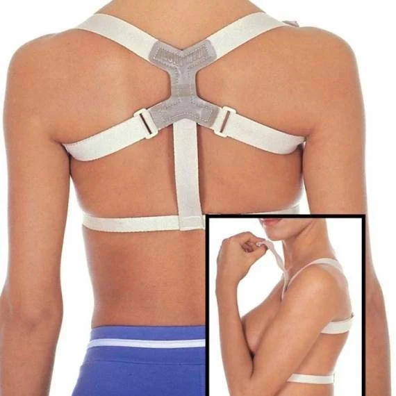 Corrector de postura blanco almohadilla