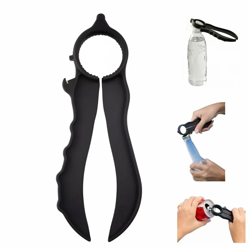 Abrebotellas antideslizante | Negro | Mobiclinic