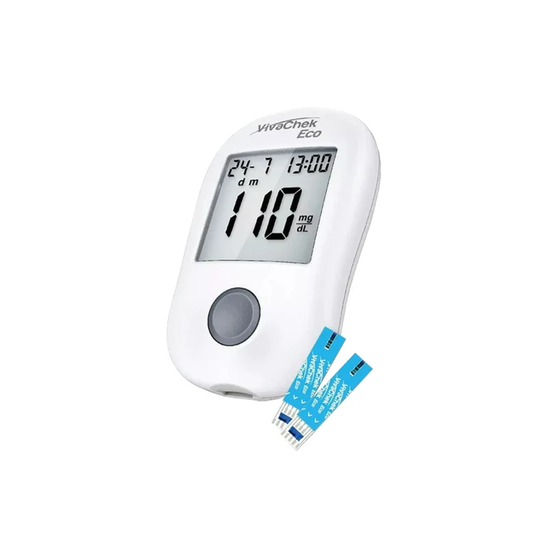 Glucometro VivaChek Con kit 10 tirillas y lancetas