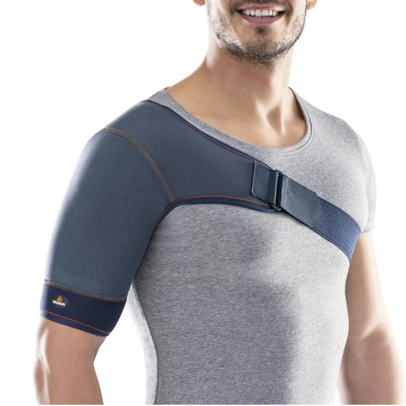 Orliman Neoprene Shoulder Support Brace for Shoulder Pain, Instability & Subluxation – Adjustable Bilateral Compression Support