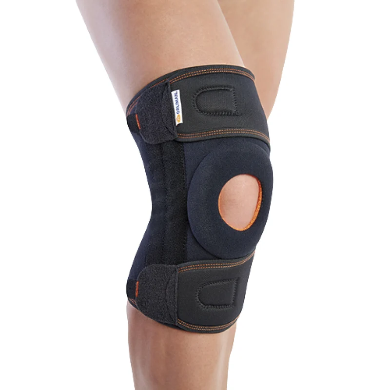 Orliman Short Wrap Around Knee Brace Black