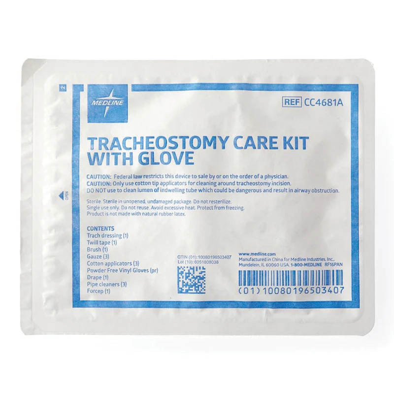 Medline Tracheostomy Care Kit With Glove