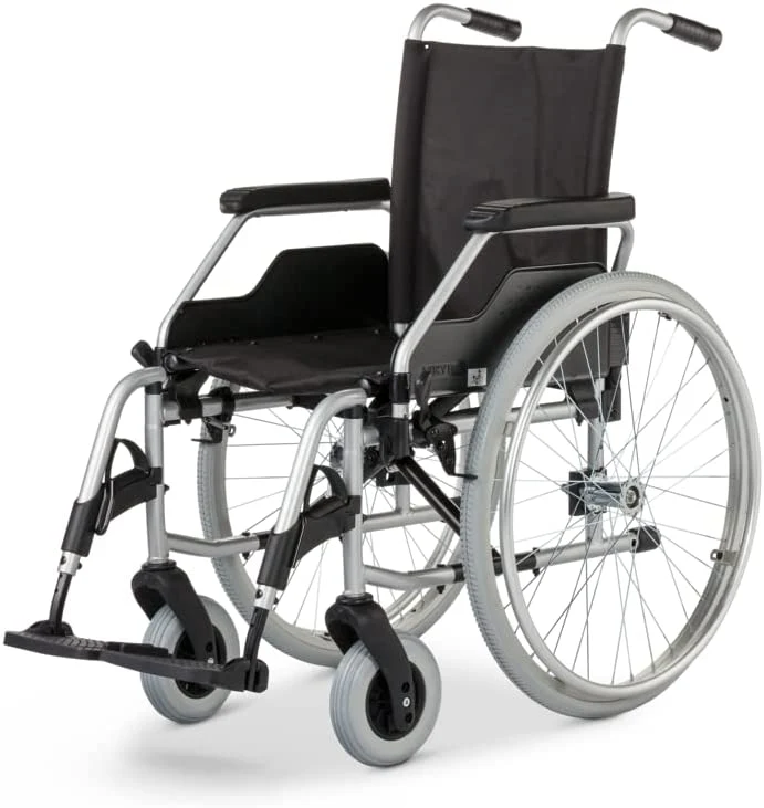 Meyra Budget 9.050 Manual Folding Wheelchair – Lightweight Mobility Chair for Daily Use