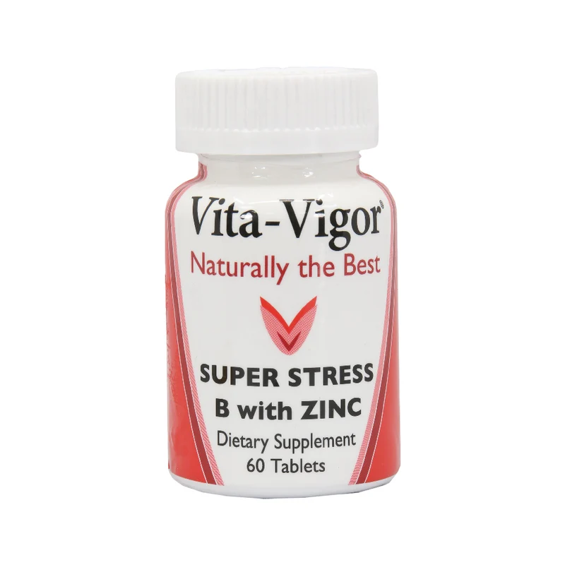 Vita Vigor Super Stress B With Zinc, 60 Tablets