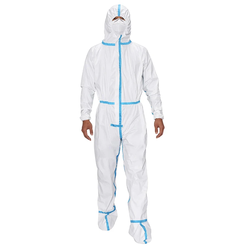 Coverall Protective Gown Konzer 2000 With Blue Strips