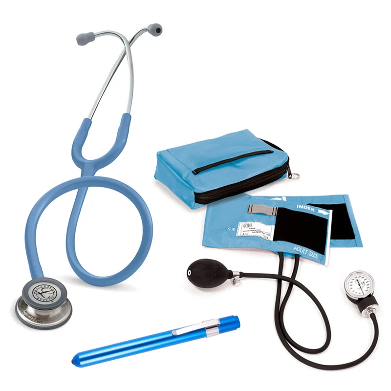 Kit de material sanitario para estudiantes - Azul