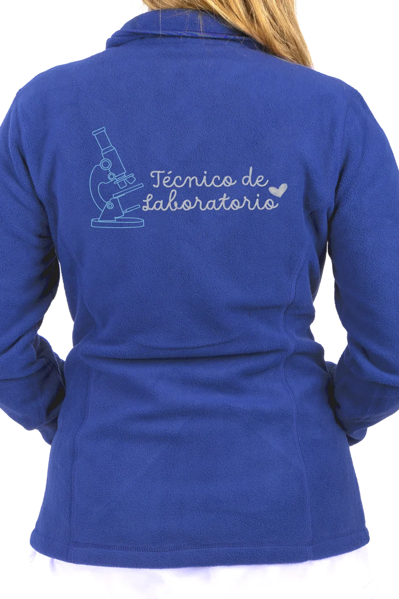 Forro Polar sanitario de mujer personalizado – Técnico de laboratorio