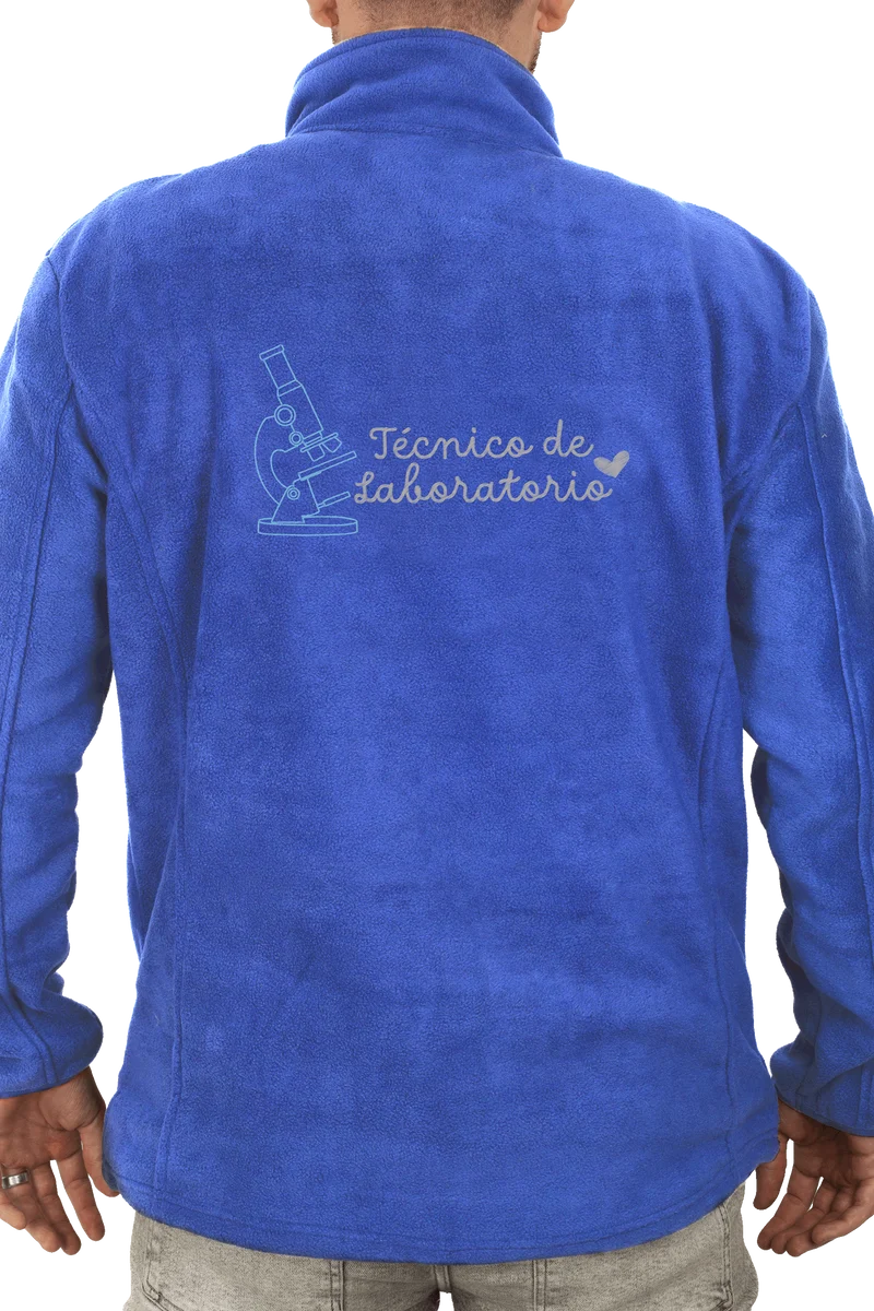 Forro Polar sanitario de hombre personalizado – Técnico de laboratorio