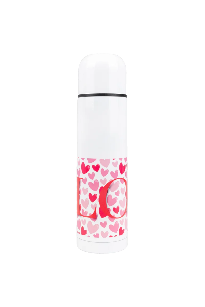 Termo estampado - Corazones