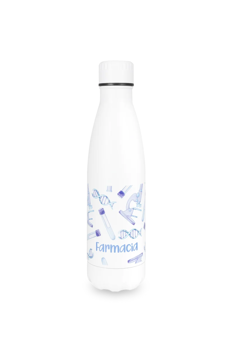 Botella personalizable estampada - Laboratorio Farmacia