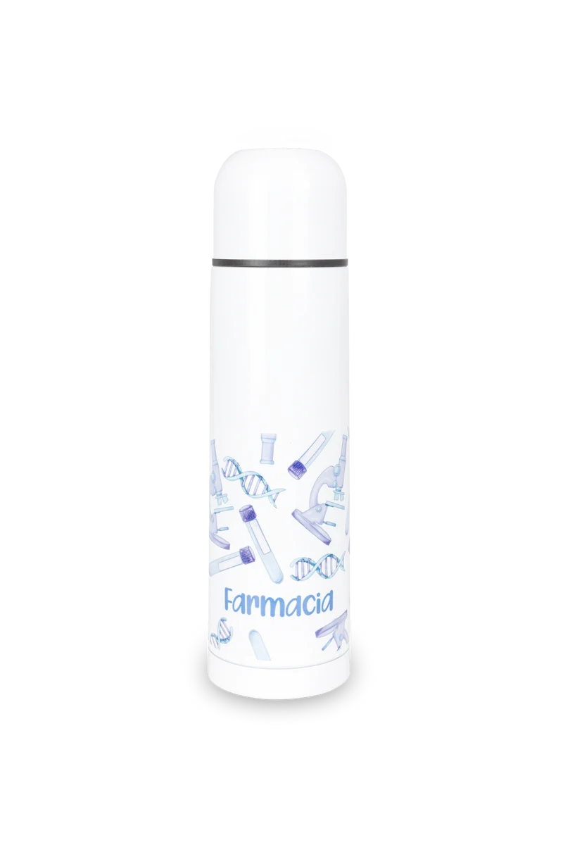 Termo estampado - Laboratorio Farmacia