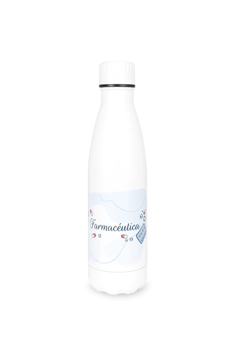 Botella personalizable estampada - Farmacéutico