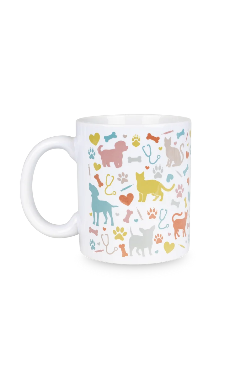 Taza cerámica blanca - Vets Collection