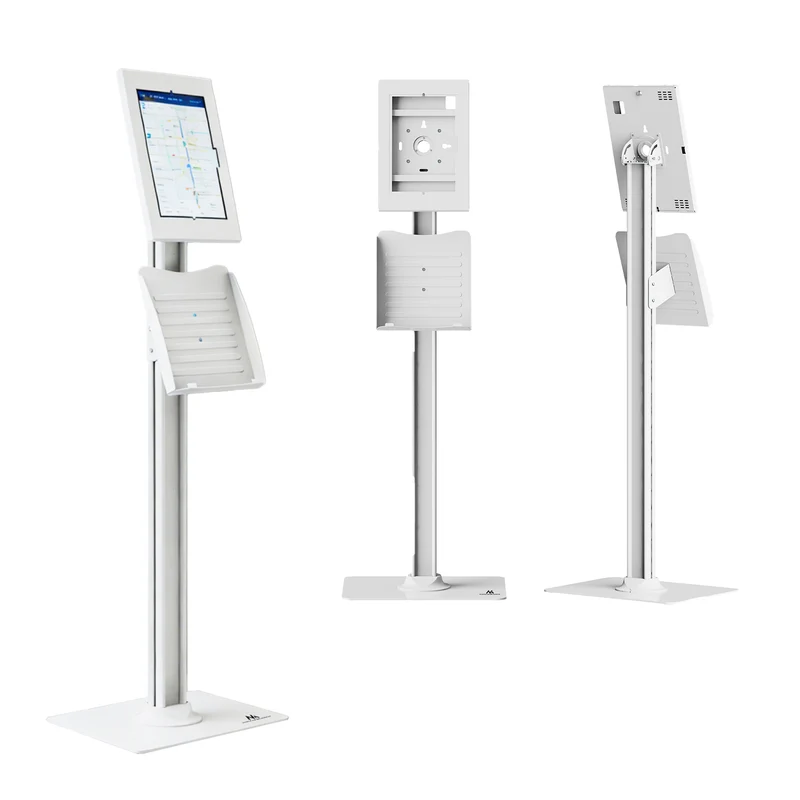 Soporte publicitario para tablet Maclean, con cierre de seguridad, 10,9"-11", iPad Air/Pro, Samsung Tab A y S Series, 220 x 323 x 22 mm, MC-960 W