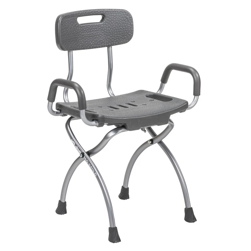 X-Fold Shower Chair, Storm/ Gray