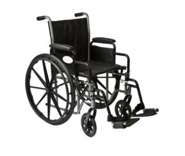 ProBasics K2 Wheelchair with 18" x 16" Seat and Swing-Away Footrests