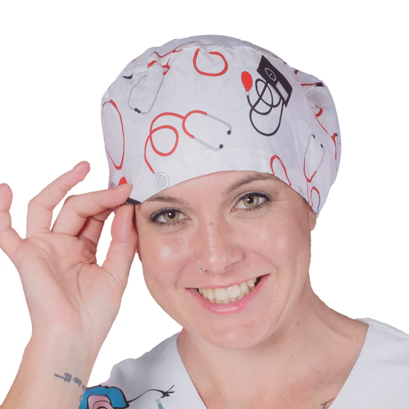 Gorro quirúrgico pelo largo - Estampados