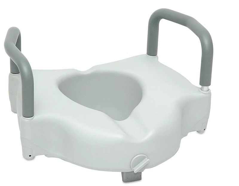 ProBasics Raised Toilet Seat with Lock and Arms