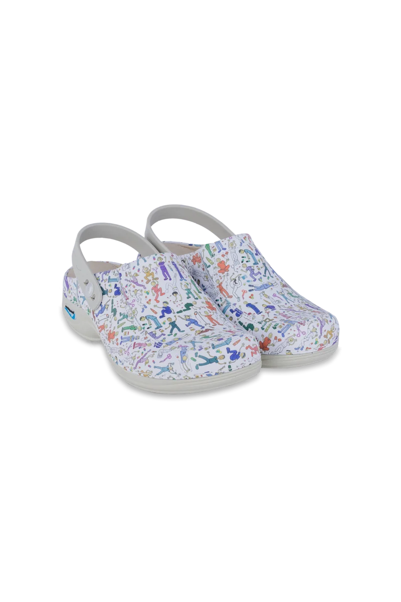 Zueco Piel estampado - Revolutum