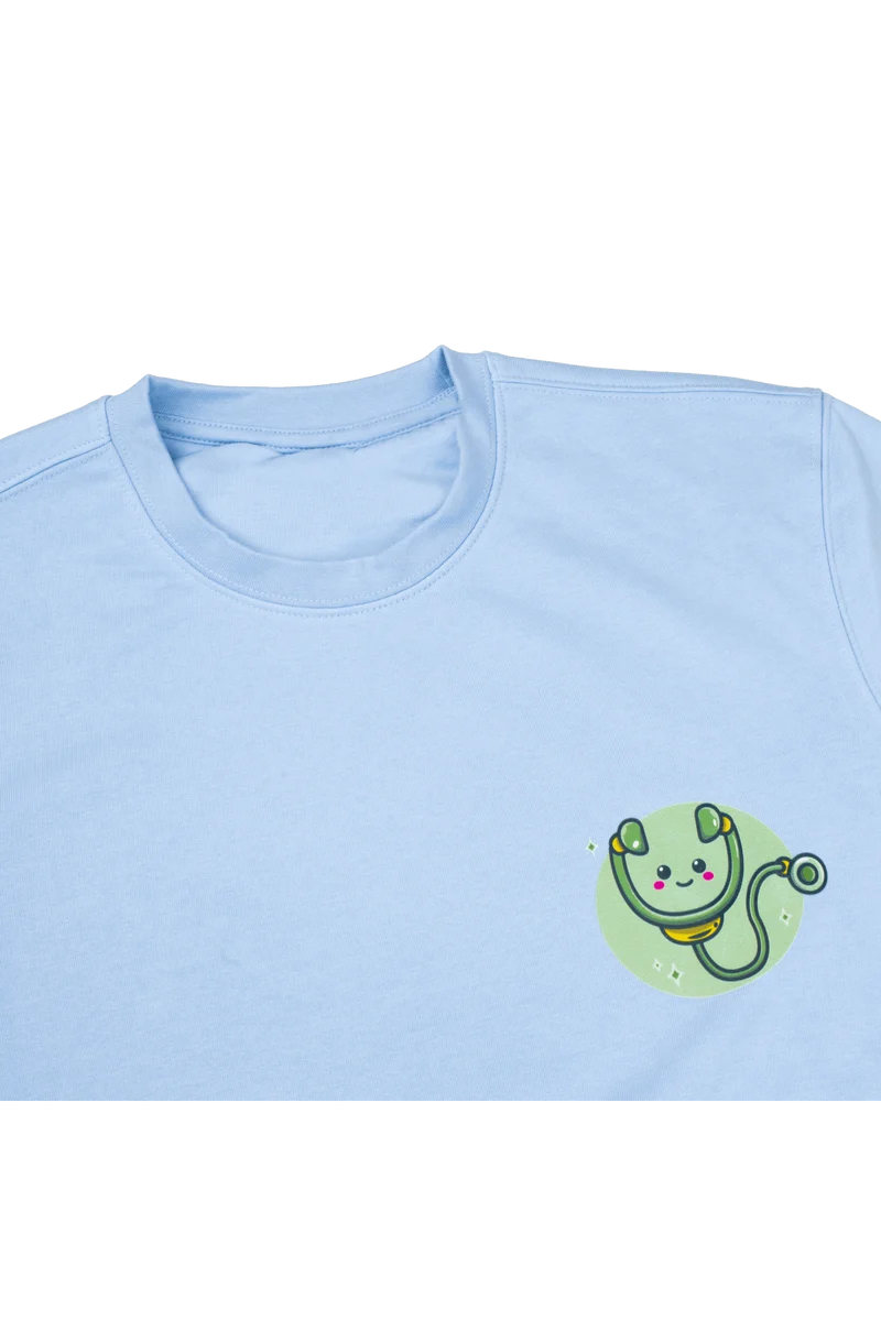 Sudadera estampado sanitario - Azul
