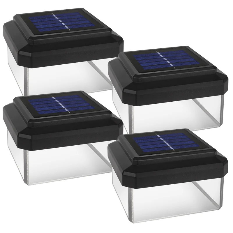 GreenBlue GB126 Solar LED luz del poste, 60x60mm, sobre dosel, 4 piezas