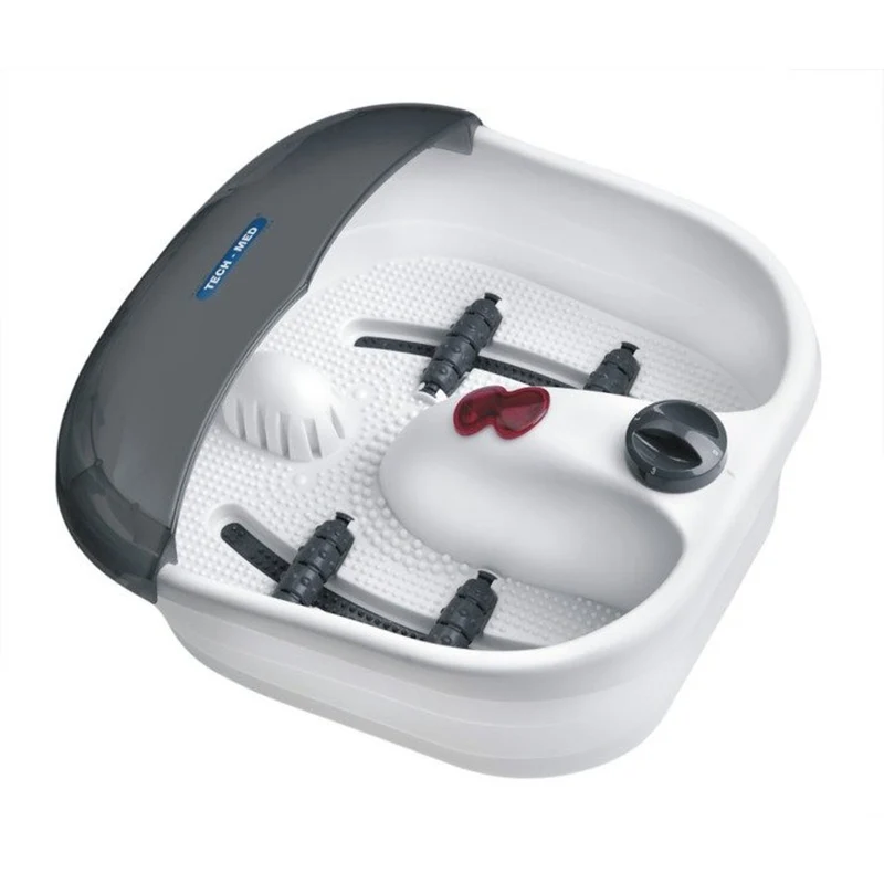 Aparato de masaje para pies, hidromasaje, masaje con burbujas, masaje por vibración, infrarrojos, TM-588, Tech-Med