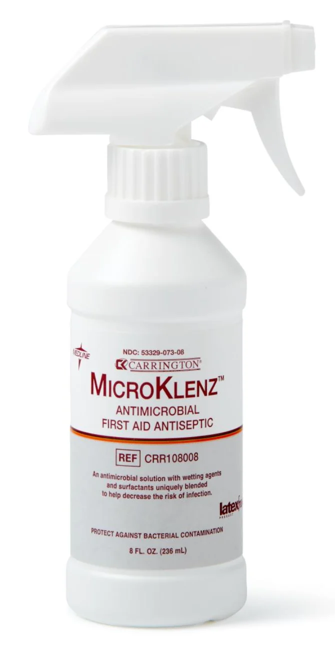 Medline MicroKlenz Antimicrobial First Aid Antiseptic, 8oz.