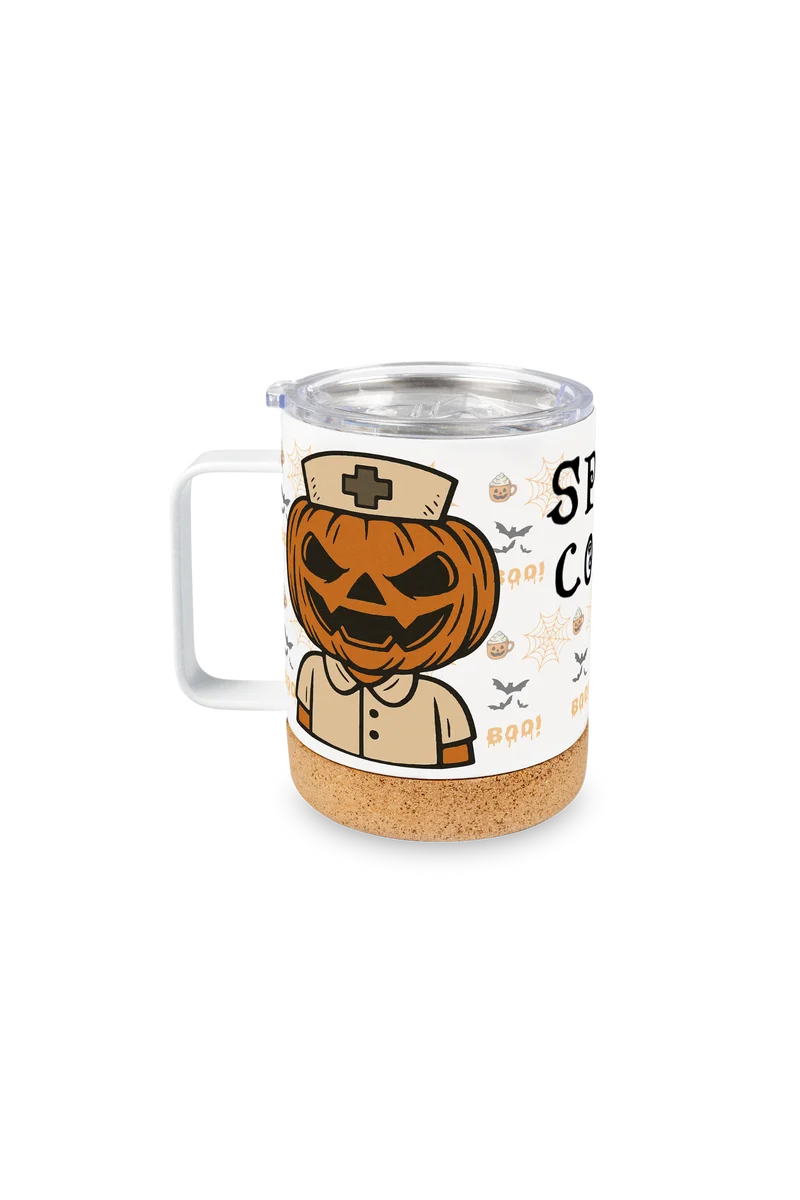 Taza con tapa @annigh.tingale Halloween
