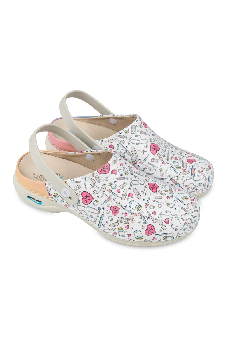 Zueco sanitario estampado Piel - Colorful