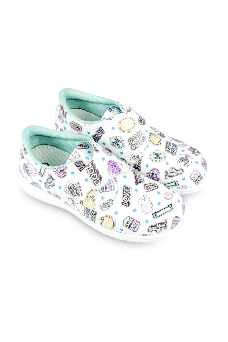 Zapato Piel Vegana Velcro – Stickers Collection