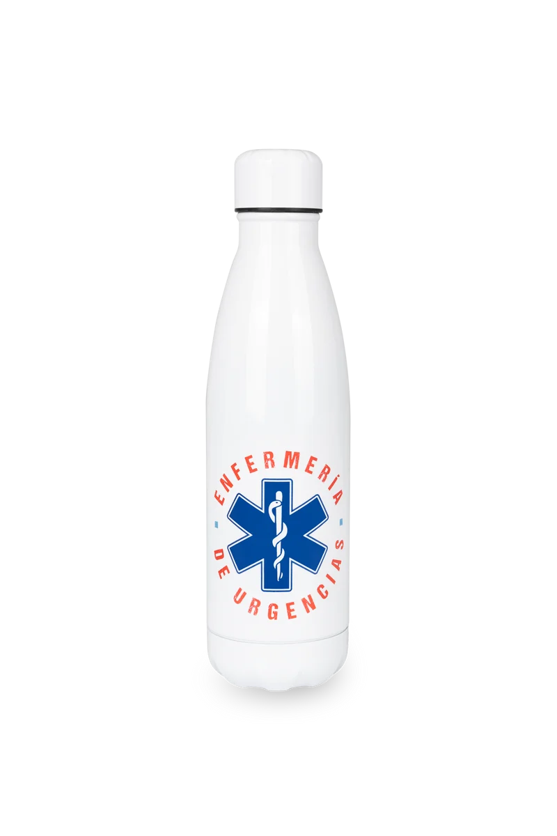 Botella estampada - Enfermería de urgencias