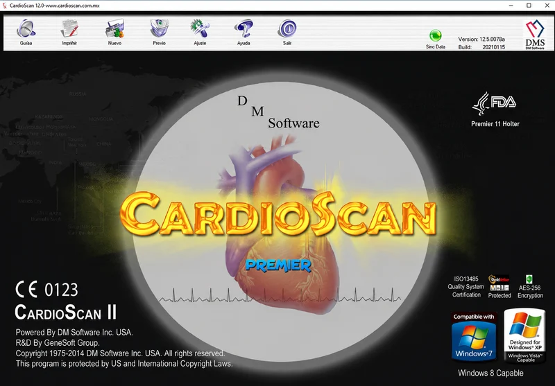 Holter Cardioscan 10 | Compatible con 3 o 6 Canales