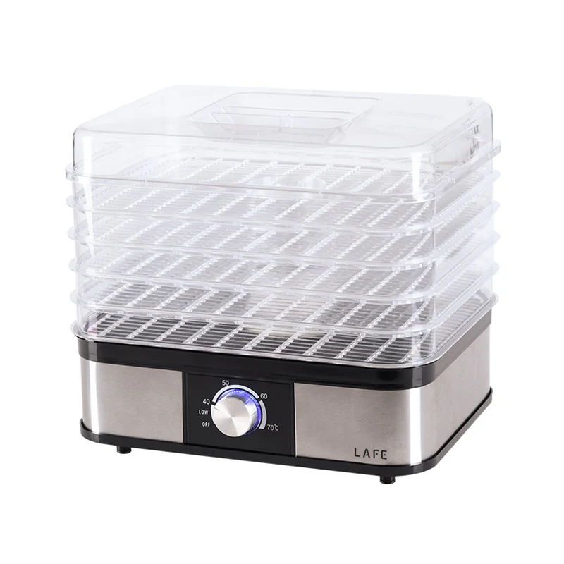 Secador de lafe, para setas, frutas, verduras, 250W, 5 tamices, control de temperatura, NutriDry