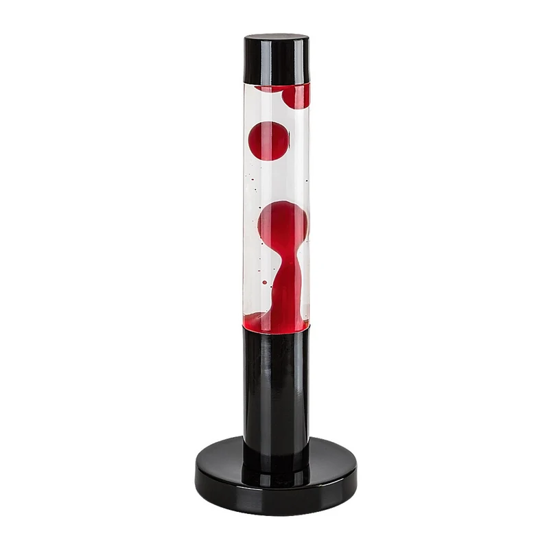 Lámpara de lava LED Rabalux, potencia 25 W, 3000 K, cera roja, Lavastic