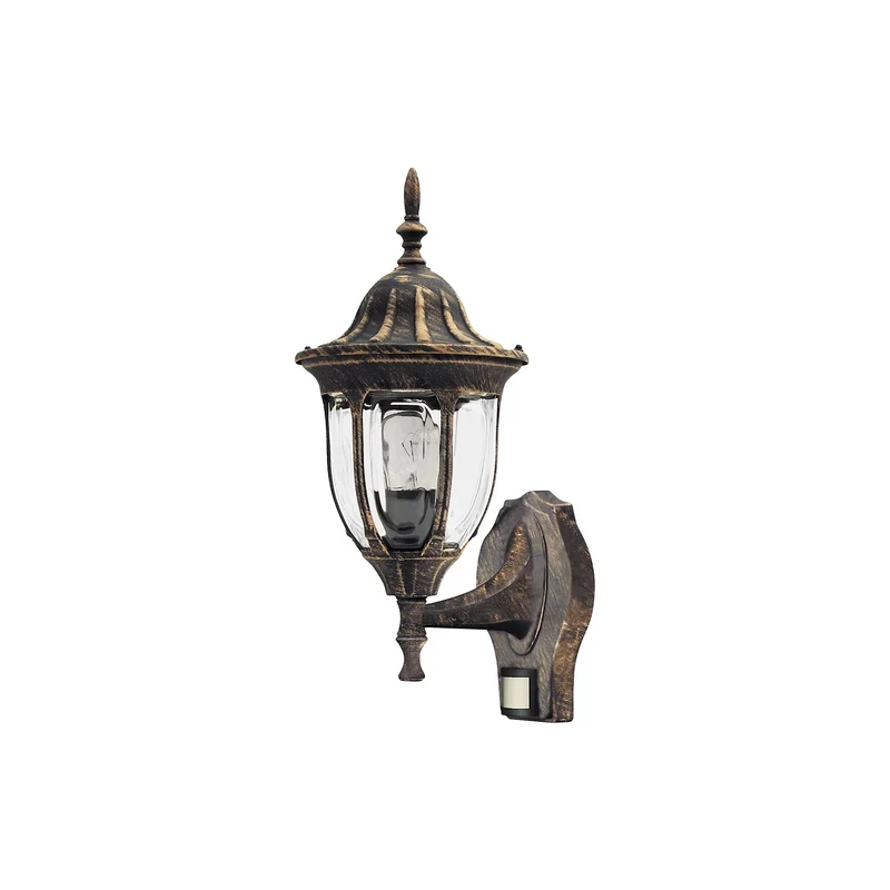 Lámpara de pared para jardín Milano up60Wa.gold IP43 sense