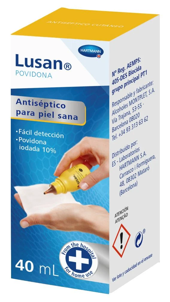 Lusan Povidona · Lusan · 40 ml [Caducidad 10/2026]